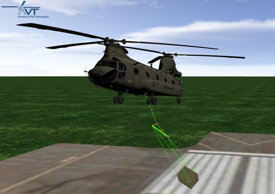 Chinook Slung Load Simulation